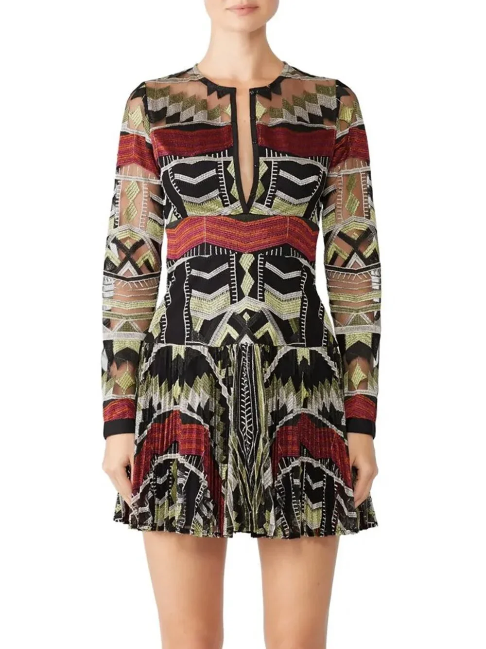 alexis embroidered dress Alexis Embroidered Stripe Midi Dress Pink